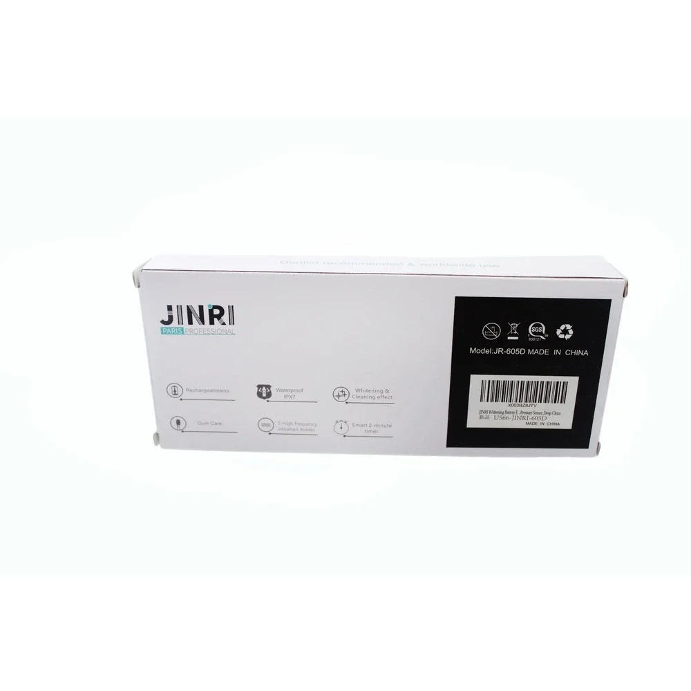 Electric Toothbrush Jinri Electric Toothbrush Battery 3 Replacement Brush Heads